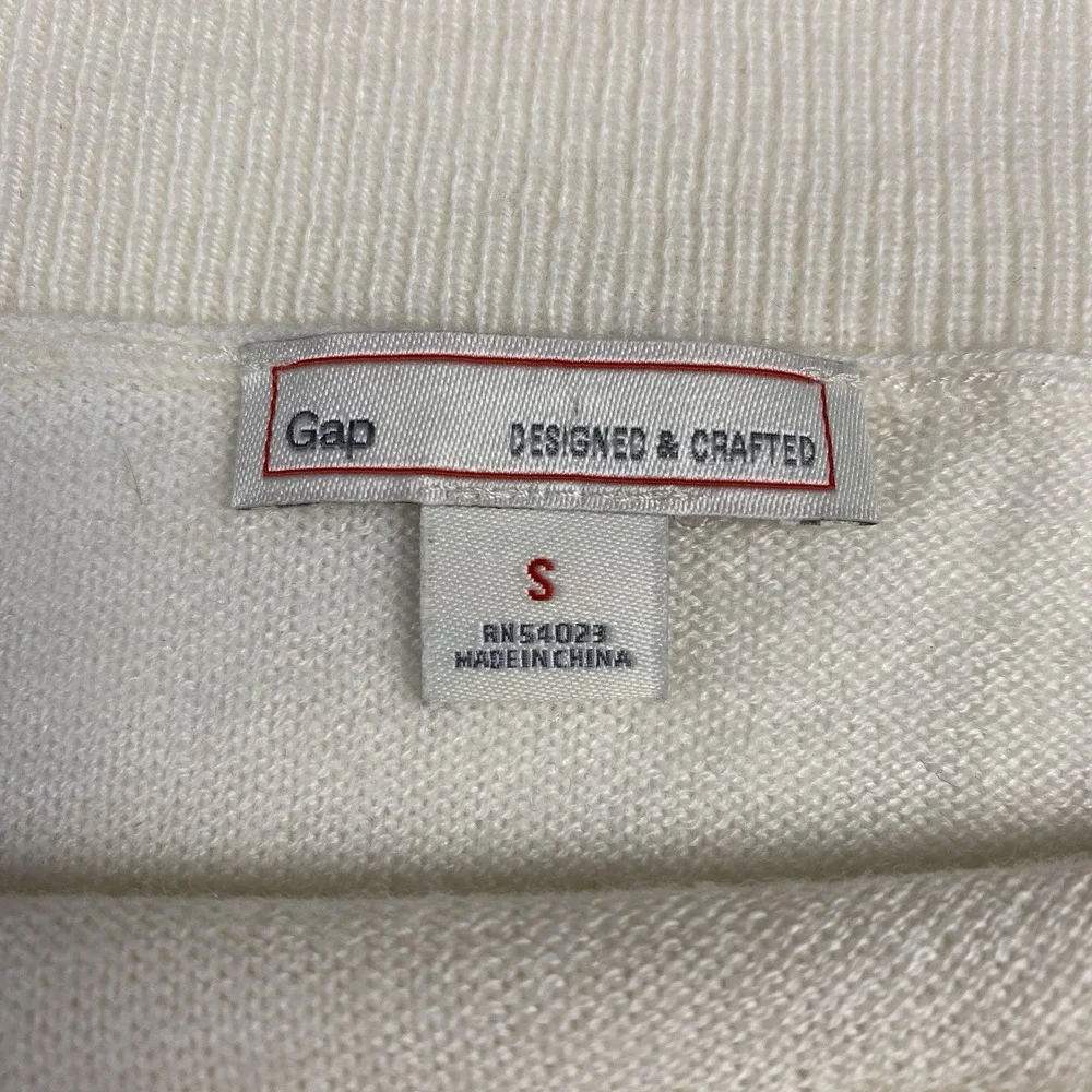 Gap Eversoft Sweater Wool‎ Blend Womens Size Small Preppy Nautical Striped Soft